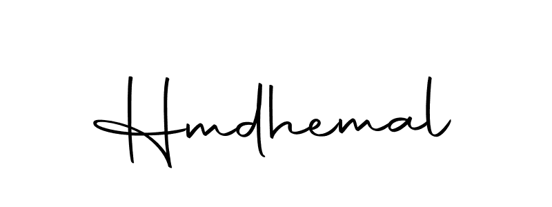 Similarly Autography-DOLnW is the best handwritten signature design. Signature creator online .You can use it as an online autograph creator for name Hmdhemal. Hmdhemal signature style 10 images and pictures png