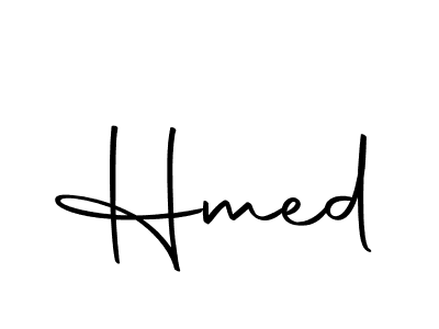 Create a beautiful signature design for name Hmed. With this signature (Autography-DOLnW) fonts, you can make a handwritten signature for free. Hmed signature style 10 images and pictures png