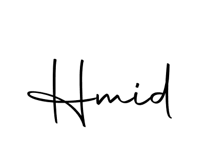 Create a beautiful signature design for name Hmid. With this signature (Autography-DOLnW) fonts, you can make a handwritten signature for free. Hmid signature style 10 images and pictures png