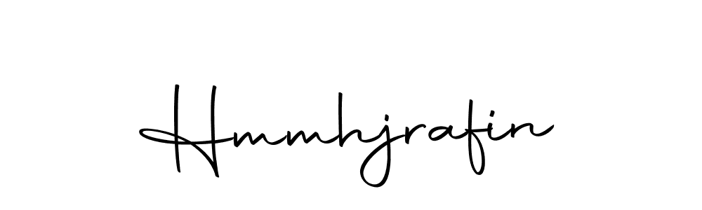 How to make Hmmhjrafin name signature. Use Autography-DOLnW style for creating short signs online. This is the latest handwritten sign. Hmmhjrafin signature style 10 images and pictures png