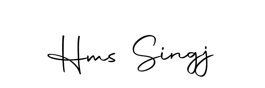 How to make Hms Singj signature? Autography-DOLnW is a professional autograph style. Create handwritten signature for Hms Singj name. Hms Singj signature style 10 images and pictures png