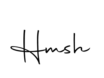 Create a beautiful signature design for name Hmsh. With this signature (Autography-DOLnW) fonts, you can make a handwritten signature for free. Hmsh signature style 10 images and pictures png