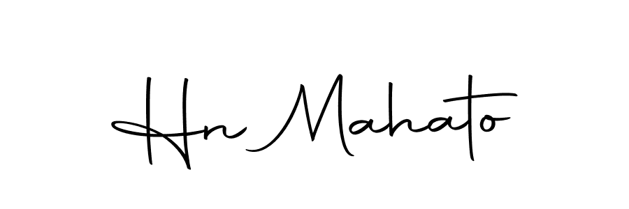 Create a beautiful signature design for name Hn Mahato. With this signature (Autography-DOLnW) fonts, you can make a handwritten signature for free. Hn Mahato signature style 10 images and pictures png