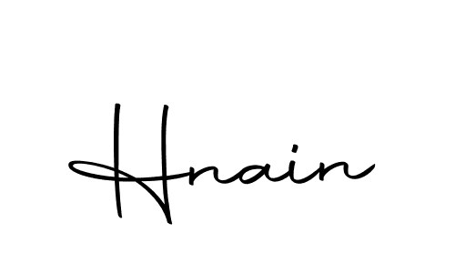 Hnain stylish signature style. Best Handwritten Sign (Autography-DOLnW) for my name. Handwritten Signature Collection Ideas for my name Hnain. Hnain signature style 10 images and pictures png