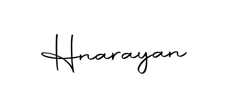 Make a beautiful signature design for name Hnarayan. With this signature (Autography-DOLnW) style, you can create a handwritten signature for free. Hnarayan signature style 10 images and pictures png