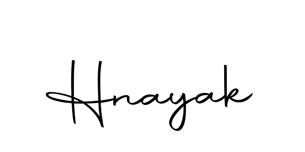 Make a beautiful signature design for name Hnayak. With this signature (Autography-DOLnW) style, you can create a handwritten signature for free. Hnayak signature style 10 images and pictures png