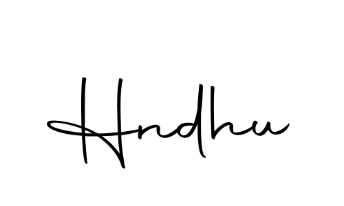Create a beautiful signature design for name Hndhu. With this signature (Autography-DOLnW) fonts, you can make a handwritten signature for free. Hndhu signature style 10 images and pictures png