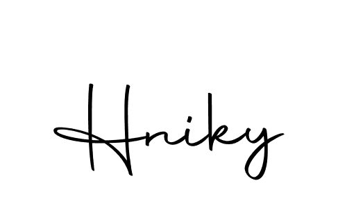 Similarly Autography-DOLnW is the best handwritten signature design. Signature creator online .You can use it as an online autograph creator for name Hniky. Hniky signature style 10 images and pictures png