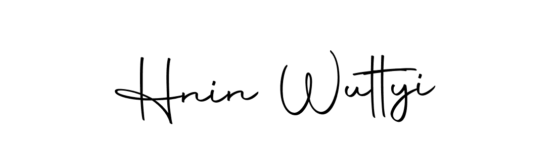 Make a beautiful signature design for name Hnin Wuttyi. Use this online signature maker to create a handwritten signature for free. Hnin Wuttyi signature style 10 images and pictures png