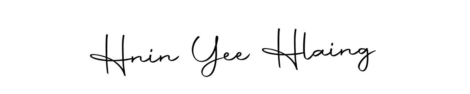 How to make Hnin Yee Hlaing signature? Autography-DOLnW is a professional autograph style. Create handwritten signature for Hnin Yee Hlaing name. Hnin Yee Hlaing signature style 10 images and pictures png