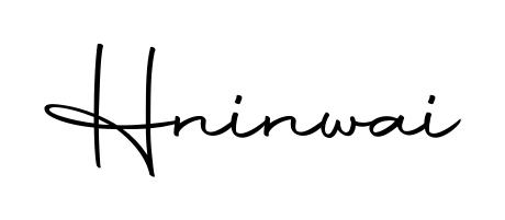Design your own signature with our free online signature maker. With this signature software, you can create a handwritten (Autography-DOLnW) signature for name Hninwai. Hninwai signature style 10 images and pictures png