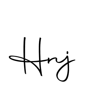 if you are searching for the best signature style for your name Hnj. so please give up your signature search. here we have designed multiple signature styles  using Autography-DOLnW. Hnj signature style 10 images and pictures png