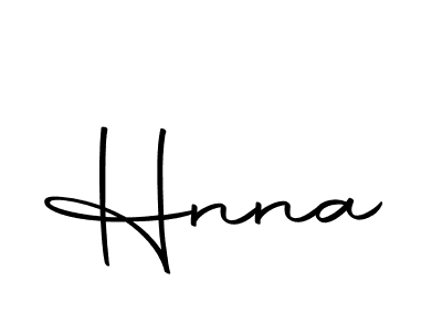 Create a beautiful signature design for name Hnna. With this signature (Autography-DOLnW) fonts, you can make a handwritten signature for free. Hnna signature style 10 images and pictures png