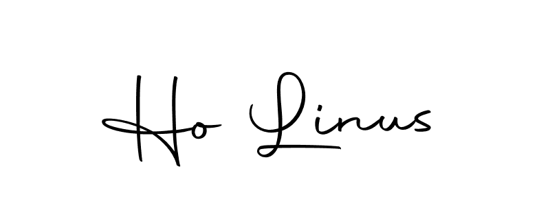 Design your own signature with our free online signature maker. With this signature software, you can create a handwritten (Autography-DOLnW) signature for name Ho Linus. Ho Linus signature style 10 images and pictures png