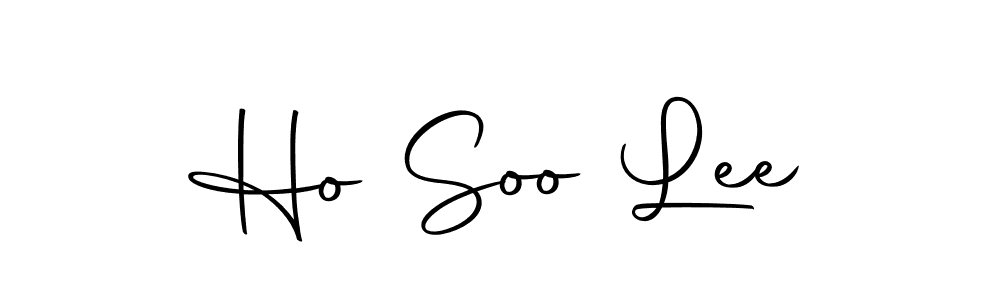 Use a signature maker to create a handwritten signature online. With this signature software, you can design (Autography-DOLnW) your own signature for name Ho Soo Lee. Ho Soo Lee signature style 10 images and pictures png