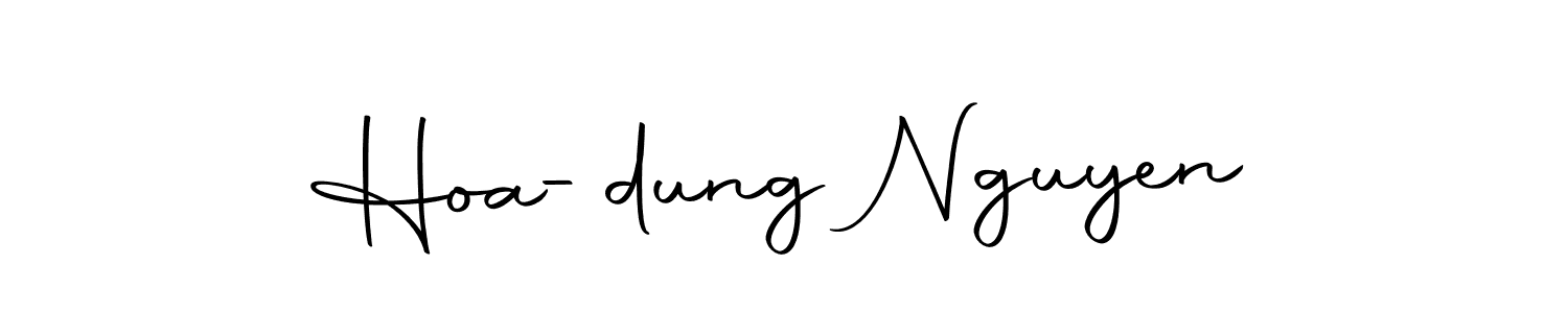 Hoa-dung Nguyen stylish signature style. Best Handwritten Sign (Autography-DOLnW) for my name. Handwritten Signature Collection Ideas for my name Hoa-dung Nguyen. Hoa-dung Nguyen signature style 10 images and pictures png