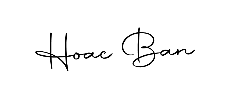 The best way (Autography-DOLnW) to make a short signature is to pick only two or three words in your name. The name Hoac Ban include a total of six letters. For converting this name. Hoac Ban signature style 10 images and pictures png
