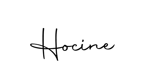 if you are searching for the best signature style for your name Hocine. so please give up your signature search. here we have designed multiple signature styles  using Autography-DOLnW. Hocine signature style 10 images and pictures png