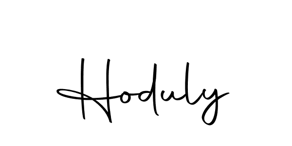 Make a beautiful signature design for name Hoduly. With this signature (Autography-DOLnW) style, you can create a handwritten signature for free. Hoduly signature style 10 images and pictures png