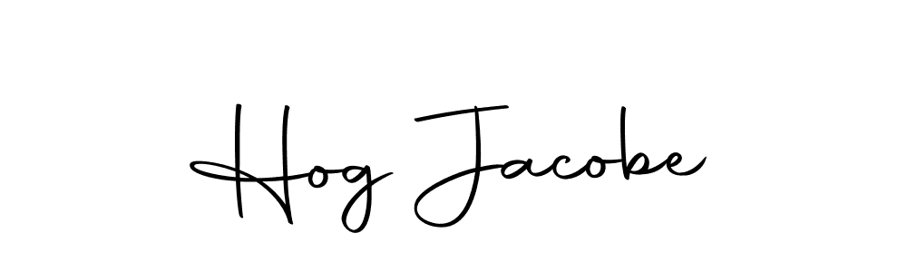 Create a beautiful signature design for name Hog Jacobe. With this signature (Autography-DOLnW) fonts, you can make a handwritten signature for free. Hog Jacobe signature style 10 images and pictures png