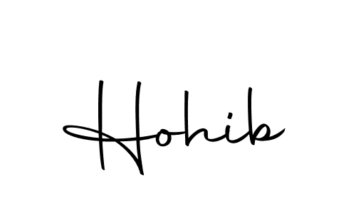 Make a beautiful signature design for name Hohib. With this signature (Autography-DOLnW) style, you can create a handwritten signature for free. Hohib signature style 10 images and pictures png