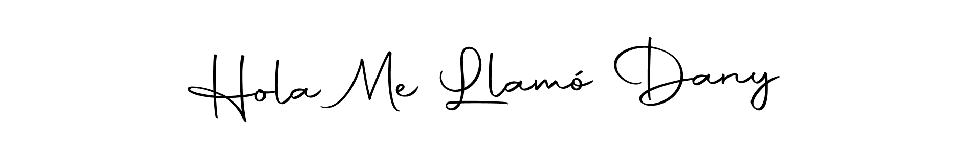 The best way (Autography-DOLnW) to make a short signature is to pick only two or three words in your name. The name Hola Me Llamó Dany include a total of six letters. For converting this name. Hola Me Llamó Dany signature style 10 images and pictures png