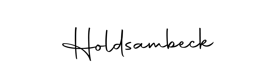 How to make Holdsambeck signature? Autography-DOLnW is a professional autograph style. Create handwritten signature for Holdsambeck name. Holdsambeck signature style 10 images and pictures png