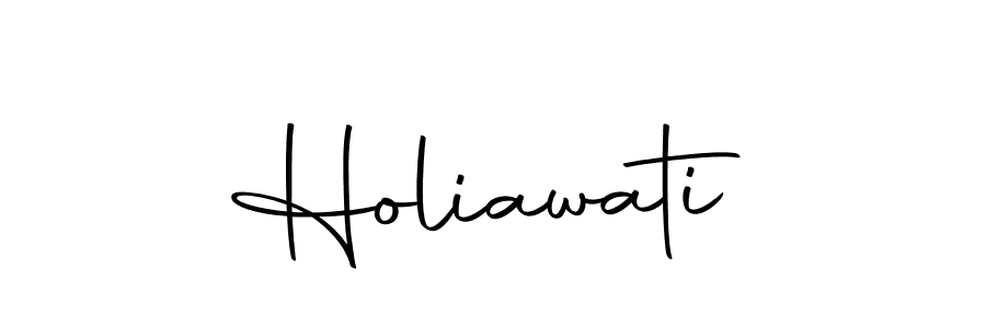 How to make Holiawati name signature. Use Autography-DOLnW style for creating short signs online. This is the latest handwritten sign. Holiawati signature style 10 images and pictures png