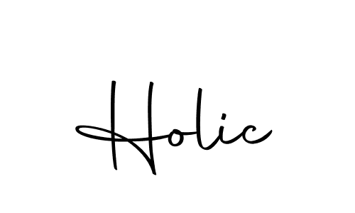 How to make Holic name signature. Use Autography-DOLnW style for creating short signs online. This is the latest handwritten sign. Holic signature style 10 images and pictures png