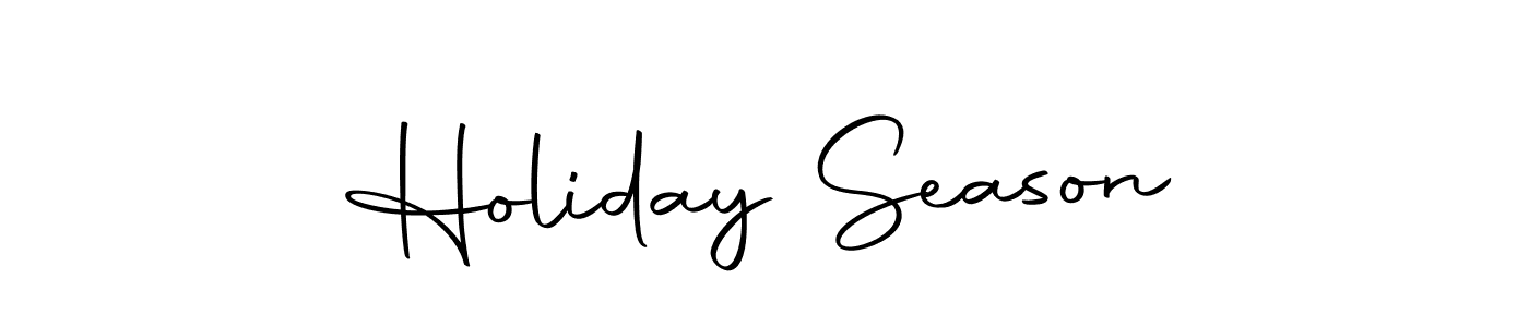 Also we have Holiday Season name is the best signature style. Create professional handwritten signature collection using Autography-DOLnW autograph style. Holiday Season signature style 10 images and pictures png