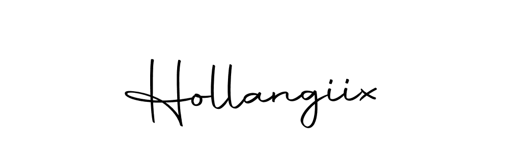 You should practise on your own different ways (Autography-DOLnW) to write your name (Hollangiix) in signature. don't let someone else do it for you. Hollangiix signature style 10 images and pictures png