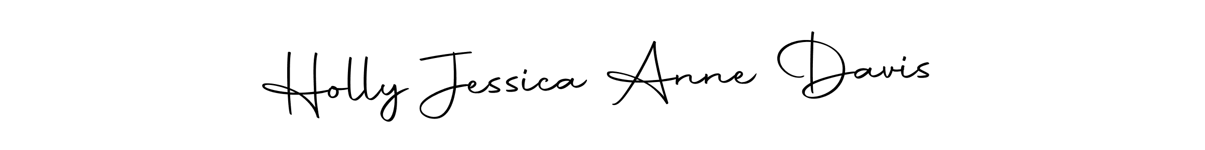 Create a beautiful signature design for name Holly Jessica Anne Davis. With this signature (Autography-DOLnW) fonts, you can make a handwritten signature for free. Holly Jessica Anne Davis signature style 10 images and pictures png