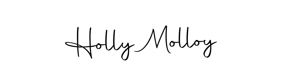 Holly Molloy stylish signature style. Best Handwritten Sign (Autography-DOLnW) for my name. Handwritten Signature Collection Ideas for my name Holly Molloy. Holly Molloy signature style 10 images and pictures png