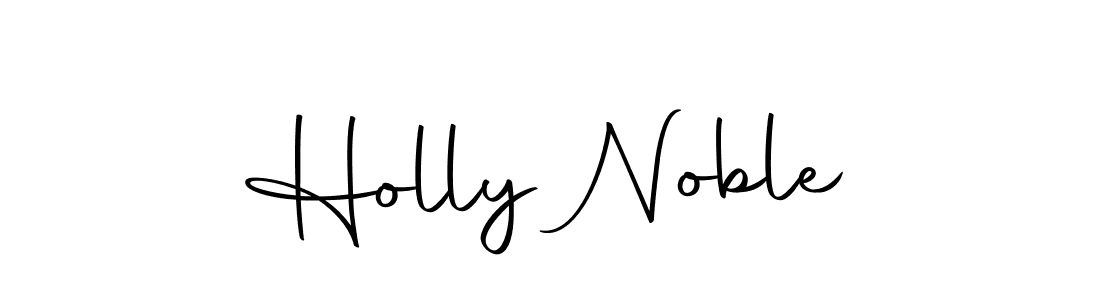 Create a beautiful signature design for name Holly Noble. With this signature (Autography-DOLnW) fonts, you can make a handwritten signature for free. Holly Noble signature style 10 images and pictures png