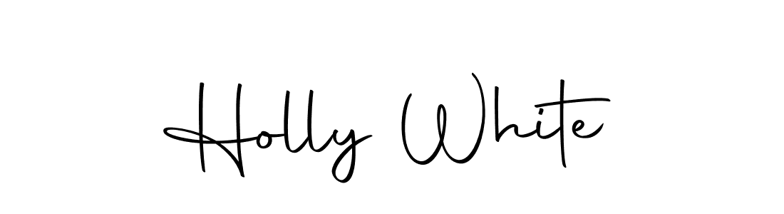 Make a beautiful signature design for name Holly White. With this signature (Autography-DOLnW) style, you can create a handwritten signature for free. Holly White signature style 10 images and pictures png