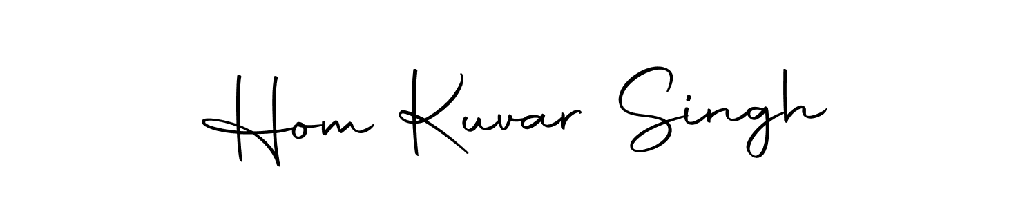 You can use this online signature creator to create a handwritten signature for the name Hom Kuvar Singh. This is the best online autograph maker. Hom Kuvar Singh signature style 10 images and pictures png