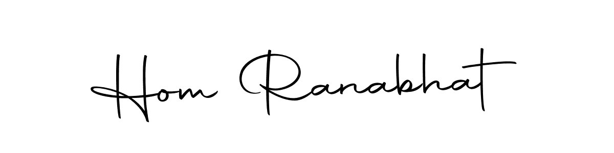 How to make Hom Ranabhat signature? Autography-DOLnW is a professional autograph style. Create handwritten signature for Hom Ranabhat name. Hom Ranabhat signature style 10 images and pictures png