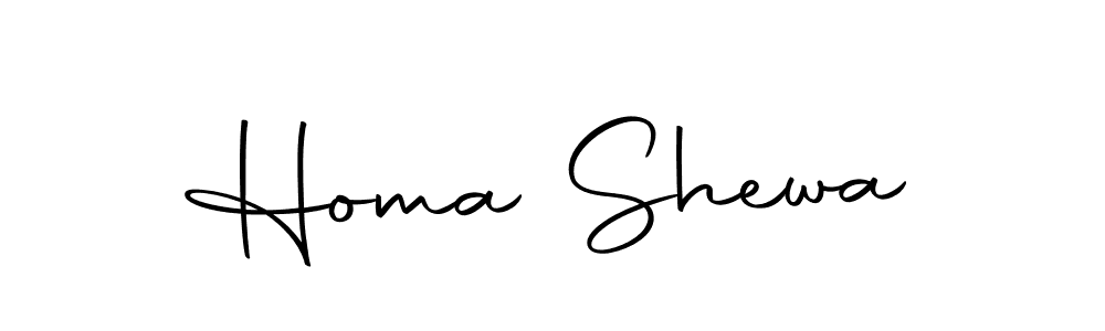 How to make Homa Shewa signature? Autography-DOLnW is a professional autograph style. Create handwritten signature for Homa Shewa name. Homa Shewa signature style 10 images and pictures png