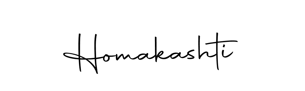 Make a beautiful signature design for name Homakashti. With this signature (Autography-DOLnW) style, you can create a handwritten signature for free. Homakashti signature style 10 images and pictures png