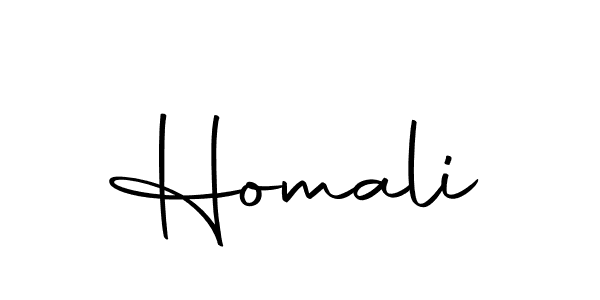 Homali stylish signature style. Best Handwritten Sign (Autography-DOLnW) for my name. Handwritten Signature Collection Ideas for my name Homali. Homali signature style 10 images and pictures png