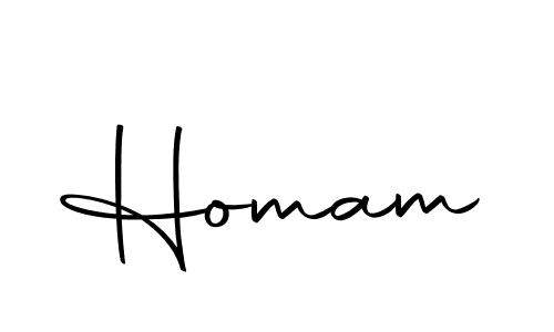 You should practise on your own different ways (Autography-DOLnW) to write your name (Homam) in signature. don't let someone else do it for you. Homam signature style 10 images and pictures png