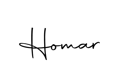 Design your own signature with our free online signature maker. With this signature software, you can create a handwritten (Autography-DOLnW) signature for name Homar. Homar signature style 10 images and pictures png