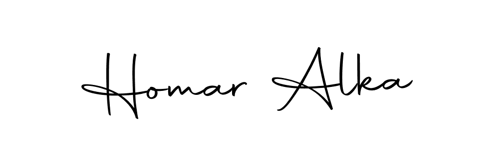 How to make Homar Alka name signature. Use Autography-DOLnW style for creating short signs online. This is the latest handwritten sign. Homar Alka signature style 10 images and pictures png