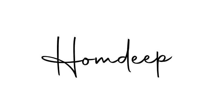 How to make Homdeep name signature. Use Autography-DOLnW style for creating short signs online. This is the latest handwritten sign. Homdeep signature style 10 images and pictures png