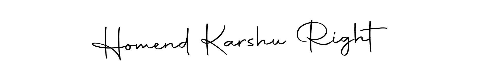 if you are searching for the best signature style for your name Homend Karshu Right. so please give up your signature search. here we have designed multiple signature styles  using Autography-DOLnW. Homend Karshu Right signature style 10 images and pictures png