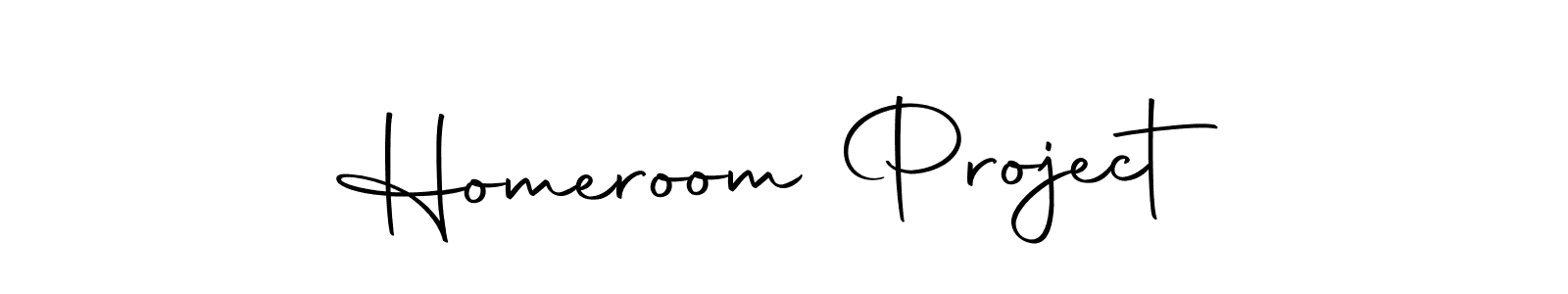 Make a beautiful signature design for name Homeroom Project. Use this online signature maker to create a handwritten signature for free. Homeroom Project signature style 10 images and pictures png