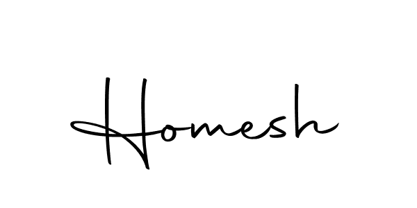 Use a signature maker to create a handwritten signature online. With this signature software, you can design (Autography-DOLnW) your own signature for name Homesh. Homesh signature style 10 images and pictures png