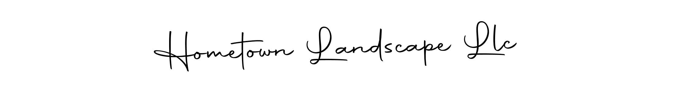You should practise on your own different ways (Autography-DOLnW) to write your name (Hometown Landscape Llc) in signature. don't let someone else do it for you. Hometown Landscape Llc signature style 10 images and pictures png