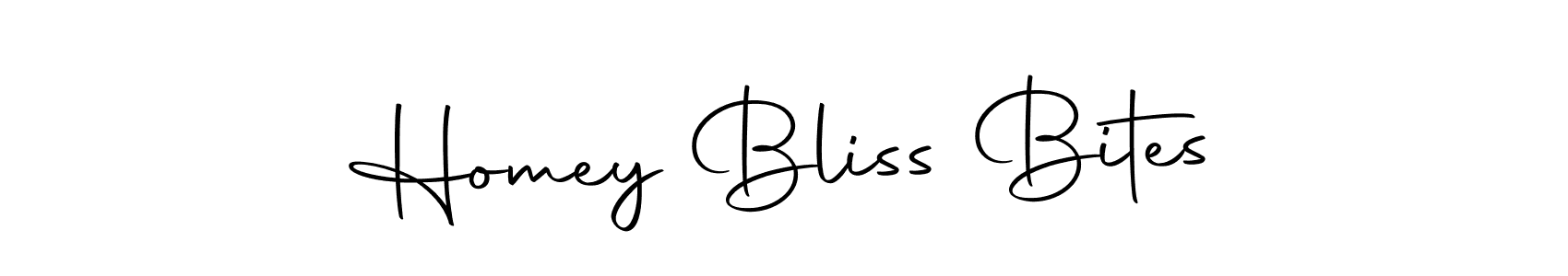 Also we have Homey Bliss Bites name is the best signature style. Create professional handwritten signature collection using Autography-DOLnW autograph style. Homey Bliss Bites signature style 10 images and pictures png