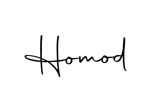 Create a beautiful signature design for name Homod. With this signature (Autography-DOLnW) fonts, you can make a handwritten signature for free. Homod signature style 10 images and pictures png